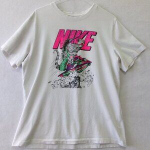 Nike Just Do It Iguana on Jet Ski Graphic T-Shirt Men's Large